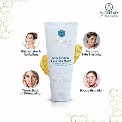 Auric By Aureana Skin Revival Gold Gel Mask | Saawariya Cosmetics