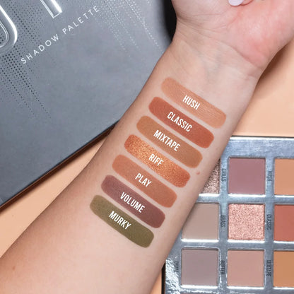Bperfect Muted Eyeshadow Palette | Highly Pigmented Neutral & Earthy Shades