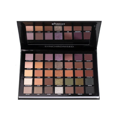 Bperfect Synchronised Shadow Palette | Highly Pigmented Multi-Finish Eyeshadows