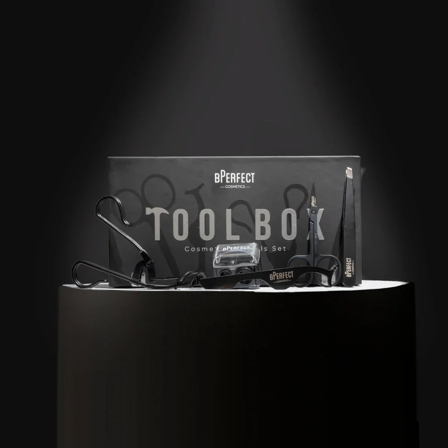 Bperfect Tool Box - Cosmetic Utensil Set | Professional Makeup Tools & Storage Kit
