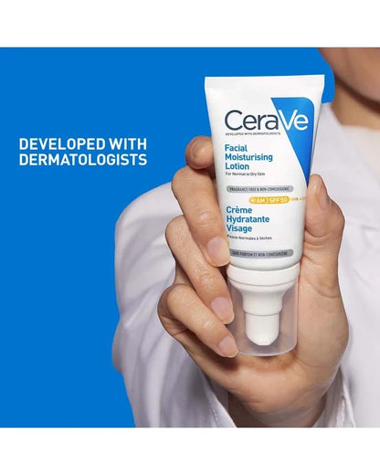 CeraVe AM Facial Moisturizing Lotion with SPF 50 52ml