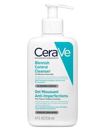 CeraVe Blemish Control Cleanser with 2% Salicylic Acid & Ceramides
