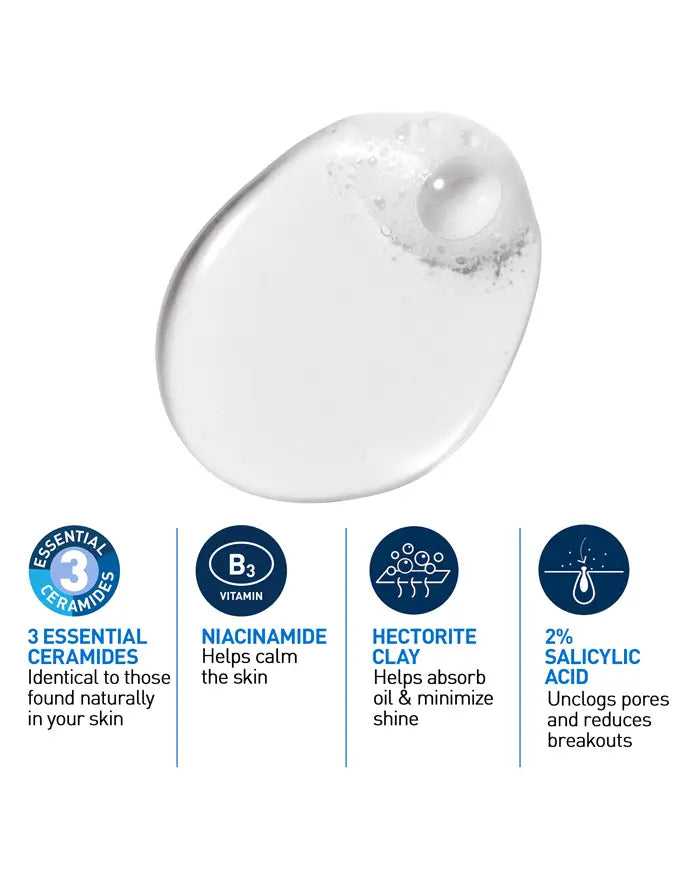CeraVe Blemish Control Cleanser with 2% Salicylic Acid & Ceramides