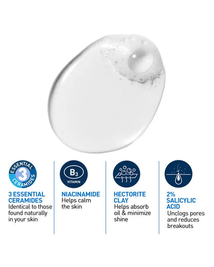 CeraVe Blemish Control Cleanser with 2% Salicylic Acid & Ceramides