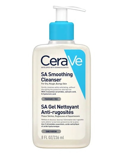 Cerave SA Smoothing Cleanser For Dry, Rough, & Bumpy Skin