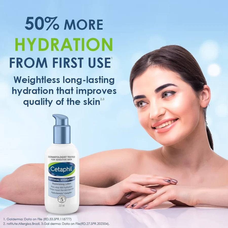 Cetaphil Optimal Hydration Replenishing Body Lotion 237ml