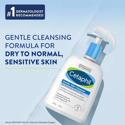 Cetaphil Gentle Skin Cleanser For Dry, Normal Sensitive Skin, 500ml