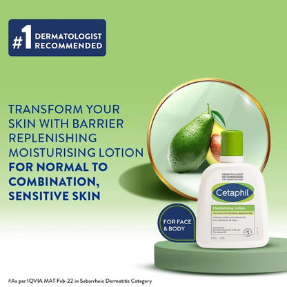 Cetaphil Moisturising Lotion For Face & Body, Normal To Combination Skin,250 Ml
