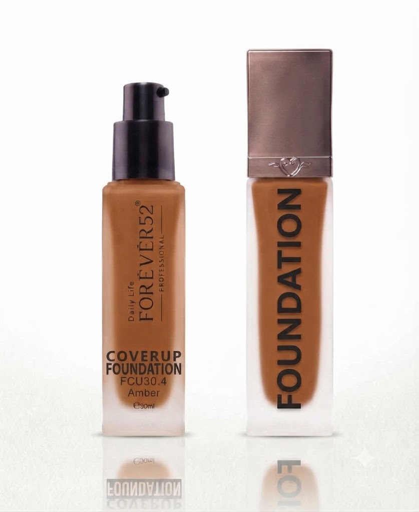 Forever52 Coverup Liquid Foundation – Long-Lasting,