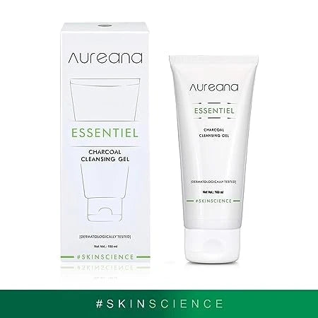 Auric By Aureana Essential Charcoal Cleansing Gel | Saawariya Cosmetics
