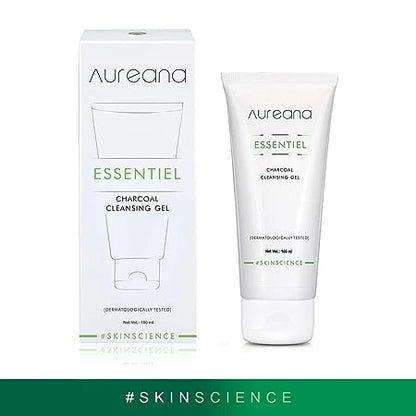 Auric By Aureana Essential Charcoal Cleansing Gel | Saawariya Cosmetics