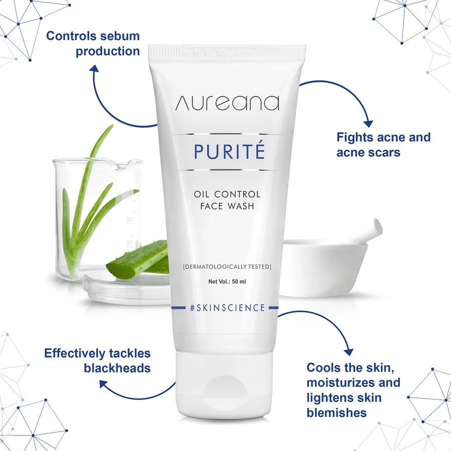 Auric By Aureana Purité Oil Control Face Wash | Saawariya Cosmetics