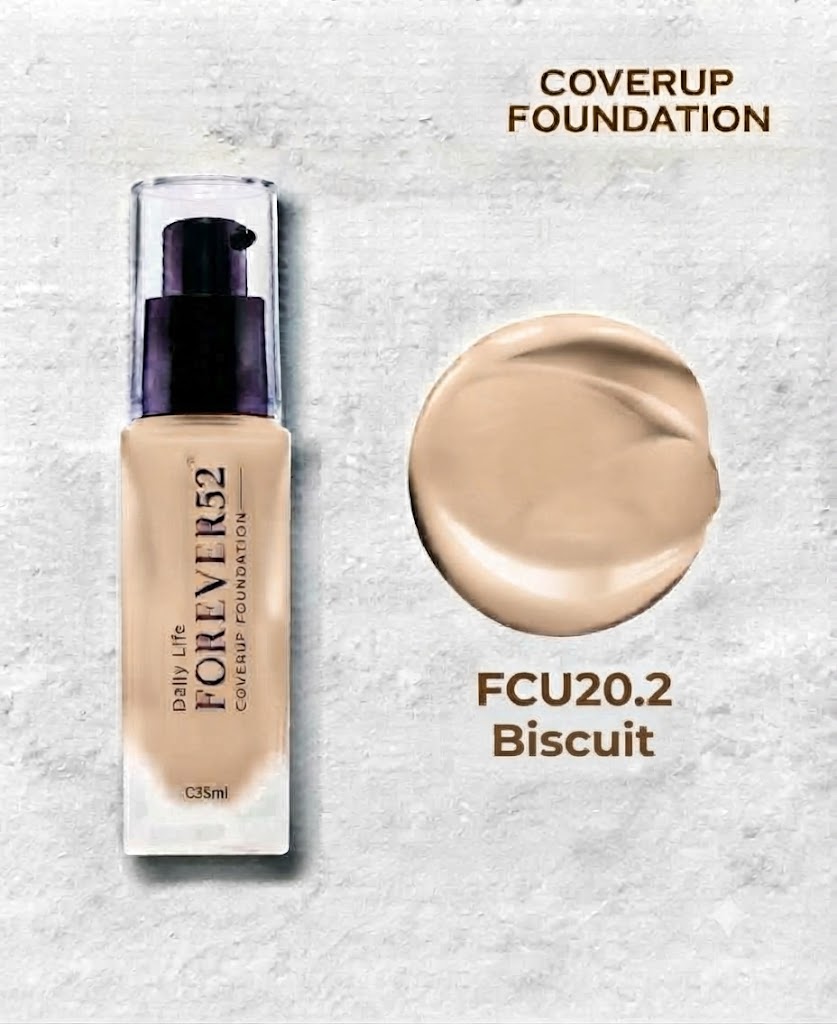 Forever52 Coverup Liquid Foundation – Long-Lasting,