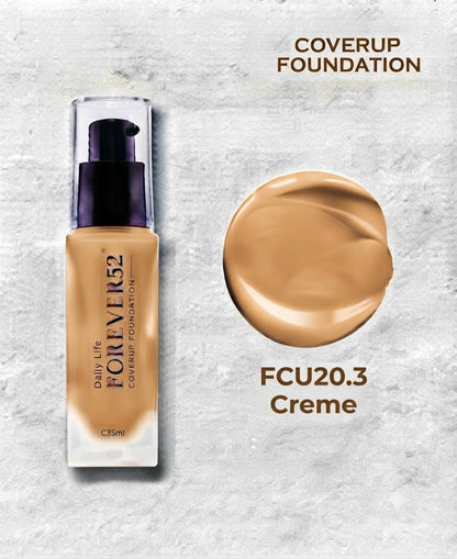 Forever52 Coverup Liquid Foundation – Long-Lasting,