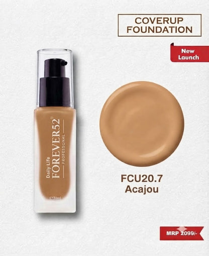 Forever52 Coverup Liquid Foundation – Long-Lasting,