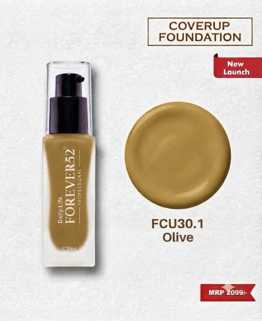 Forever52 Coverup Liquid Foundation – Long-Lasting,