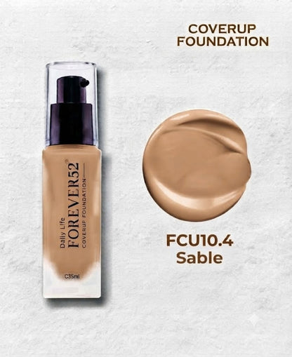 Forever52 Coverup Liquid Foundation – Long-Lasting,