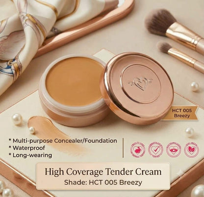 Forever 52, 2-in-1 High Coverage Tender Cream – Hydrating & Long-Wearing Base