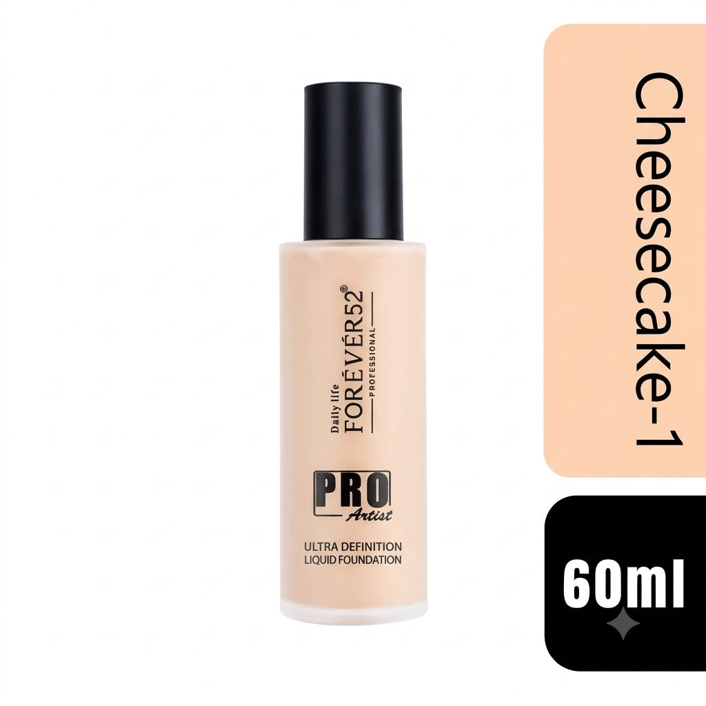 Forever52 Pro Artist Ultra Definition Foundation – Waterproof & Full Coverage