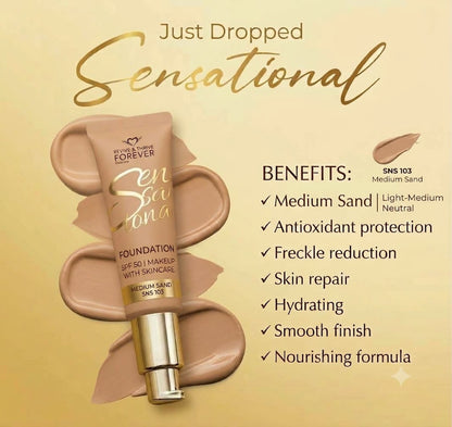 Forever52 Sensational Liquid Foundation with Niacinamide & Hyaluronic Acid