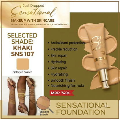 Forever52 Sensational Liquid Foundation with Niacinamide & Hyaluronic Acid